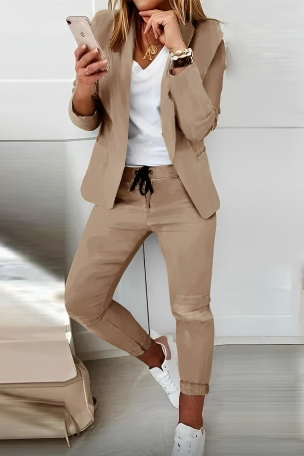 Vayen - Double Piece Blazer Ensemble