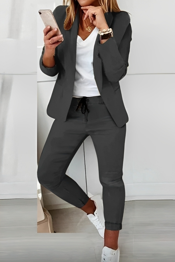Vayen - Double Piece Blazer Ensemble