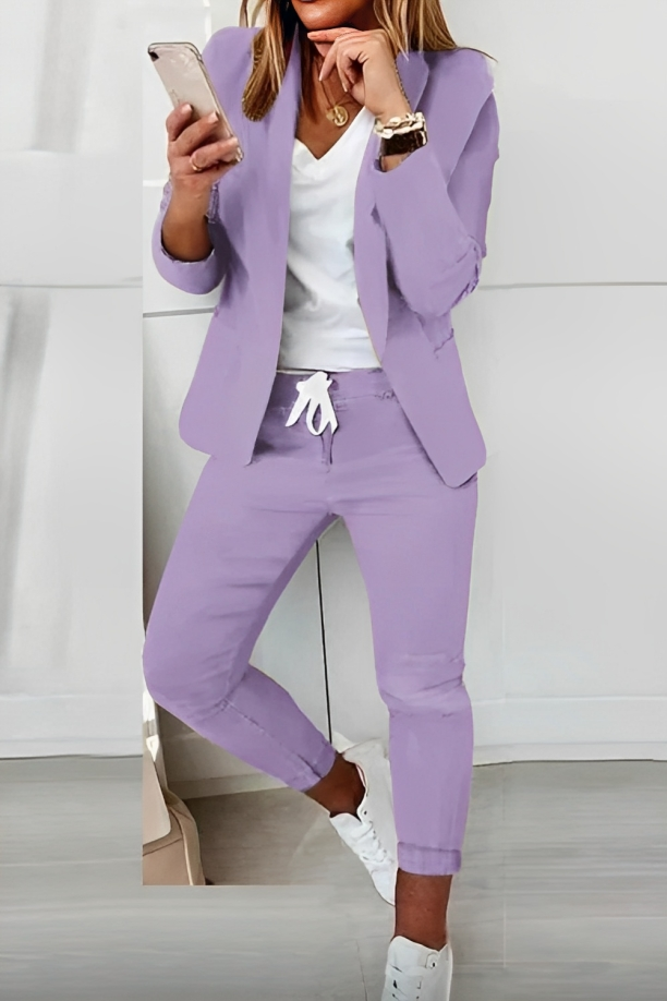 Vayen - Double Piece Blazer Ensemble