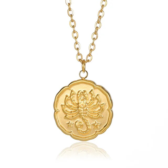 Fabio | Gold Star Pendant Necklace