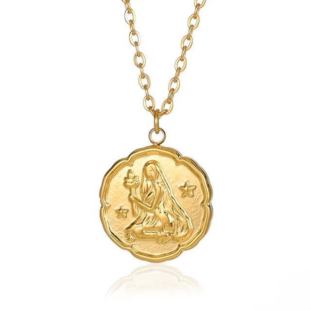 Fabio | Gold Star Pendant Necklace