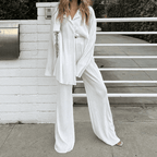 Jasmijn - Chic Two-Piece Set with Flowing Trousers