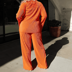 Jasmijn - Chic Two-Piece Set with Flowing Trousers