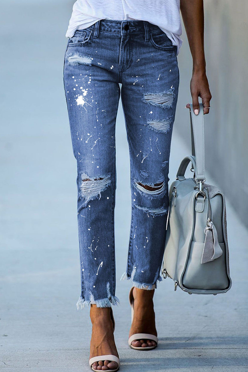 Fay | Women's Casual Ripped Jeans