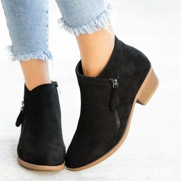 Tijn - Zip-Up Ankle Boots