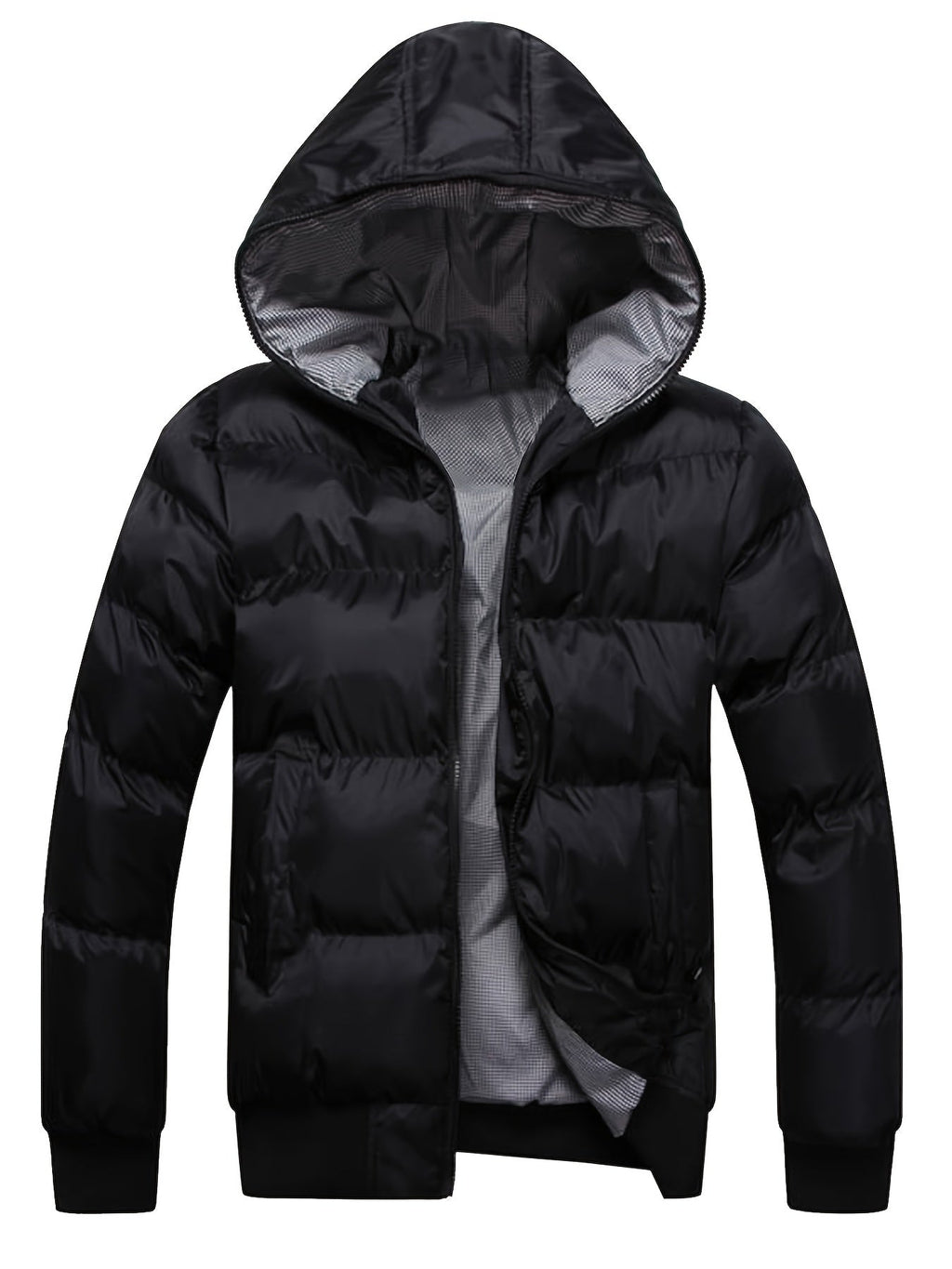 Essential Men's Winter Jacket - Stylish Design with Zip Pockets - Regular Fit - Puento Fortade - TP