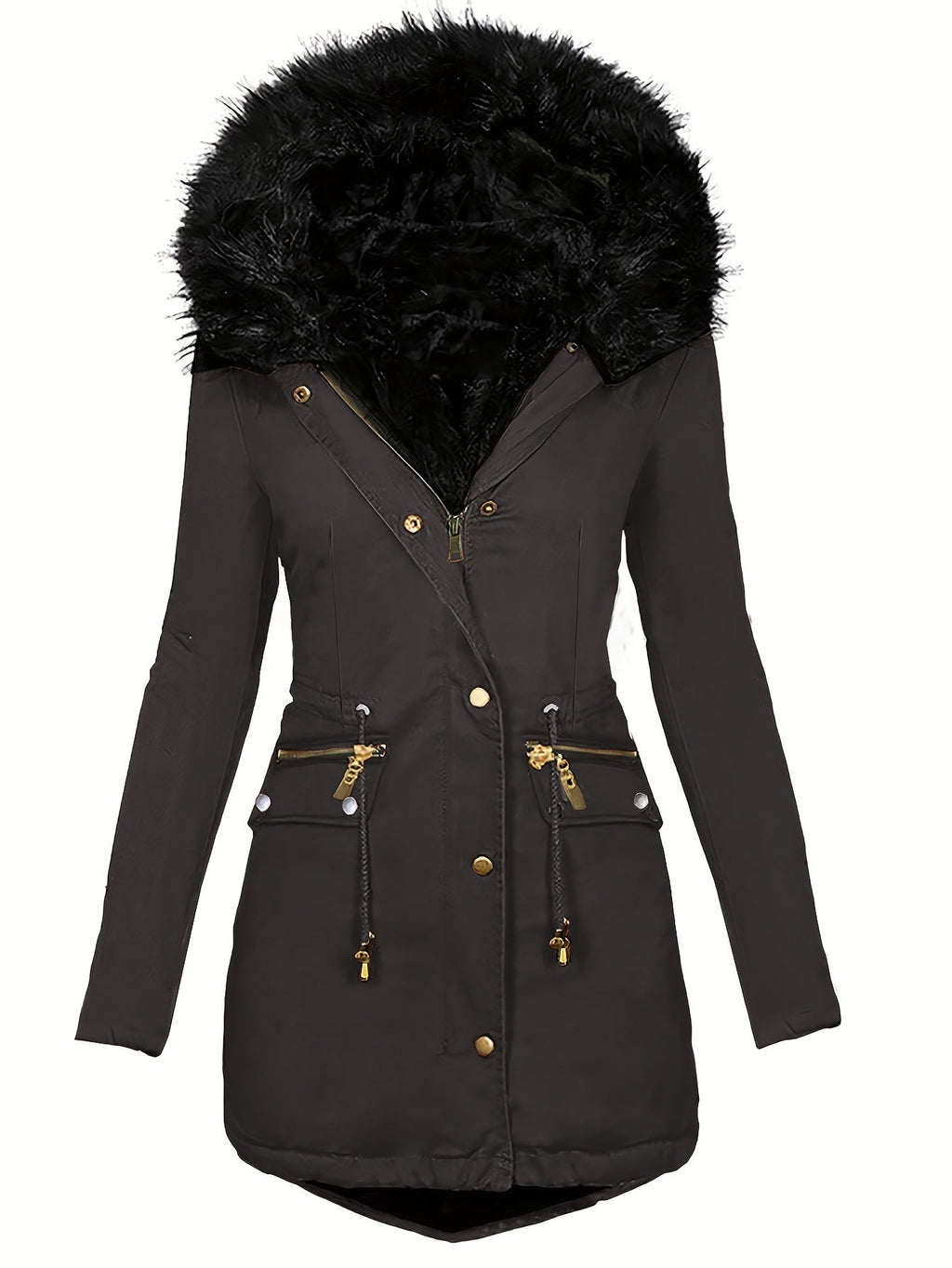 Feline | Cozy Hoodie Parka with Plush Trim
