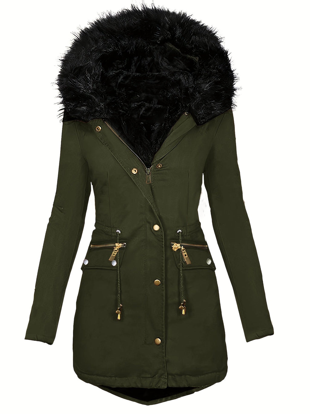 Feline | Cozy Hoodie Parka with Plush Trim