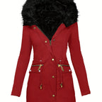 Feline | Cozy Hoodie Parka with Plush Trim