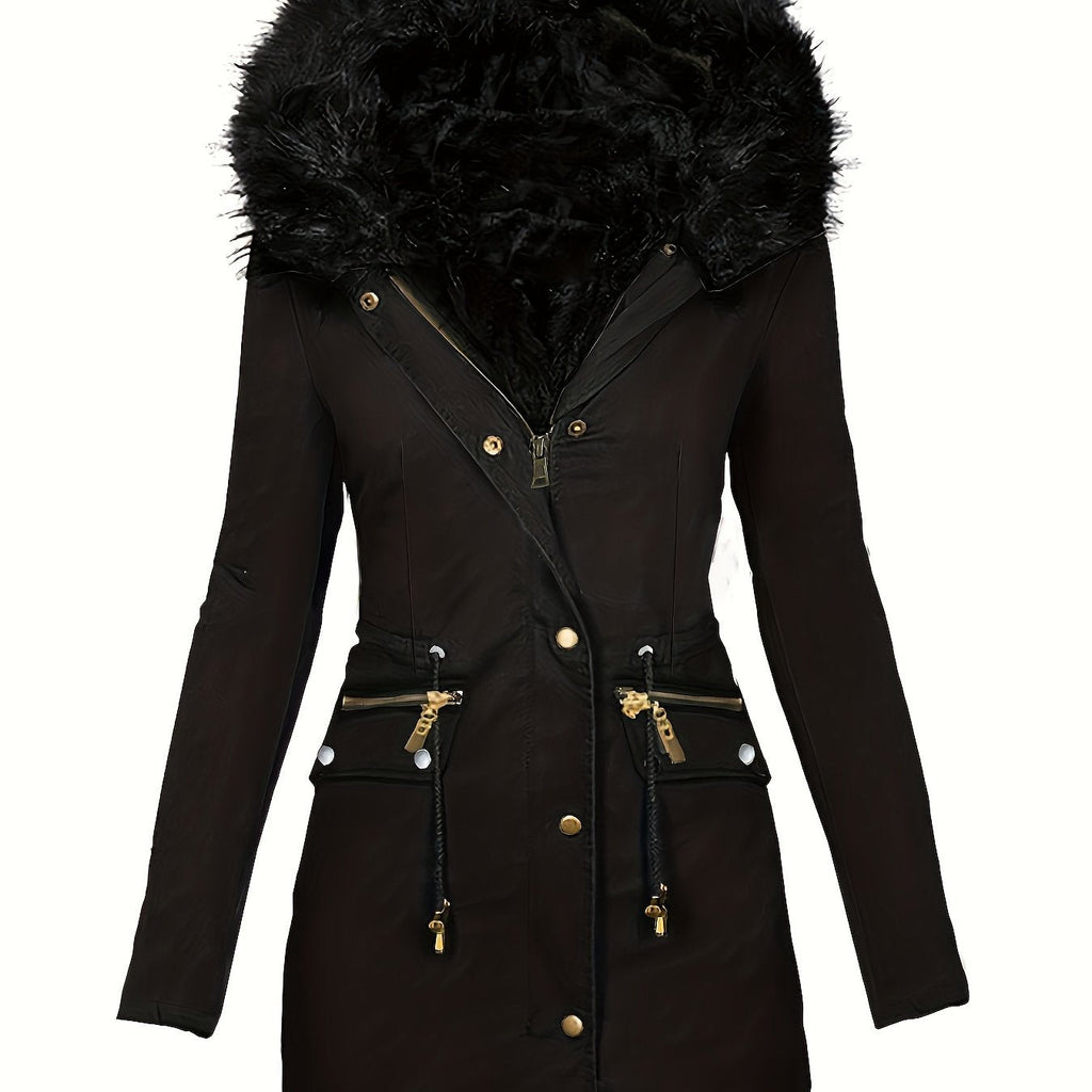 Feline | Cozy Hoodie Parka with Plush Trim