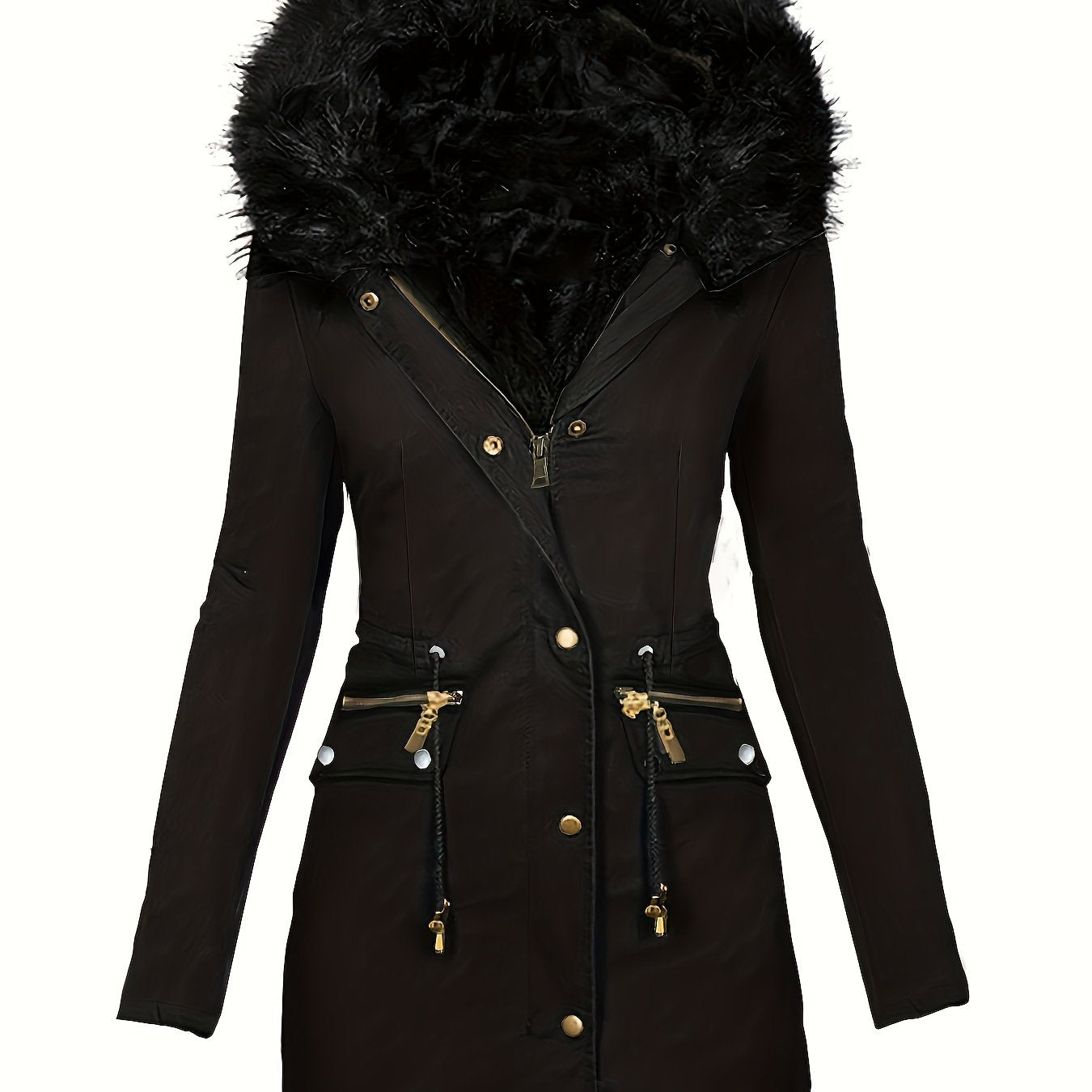 Feline | Cozy Hoodie Parka with Plush Trim