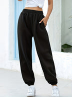 Femke | Classic High-Waisted Elastic Joggers