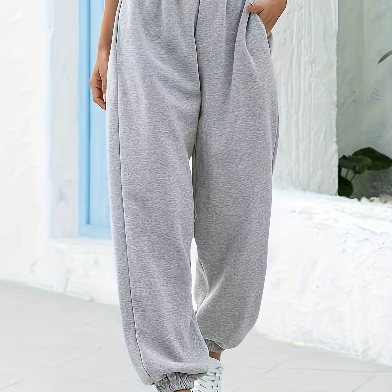 Femke | Classic High-Waisted Elastic Joggers