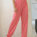 Femke | Classic High-Waisted Elastic Joggers