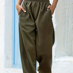 Femke | Classic High-Waisted Elastic Joggers