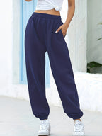 Femke | Classic High-Waisted Elastic Joggers