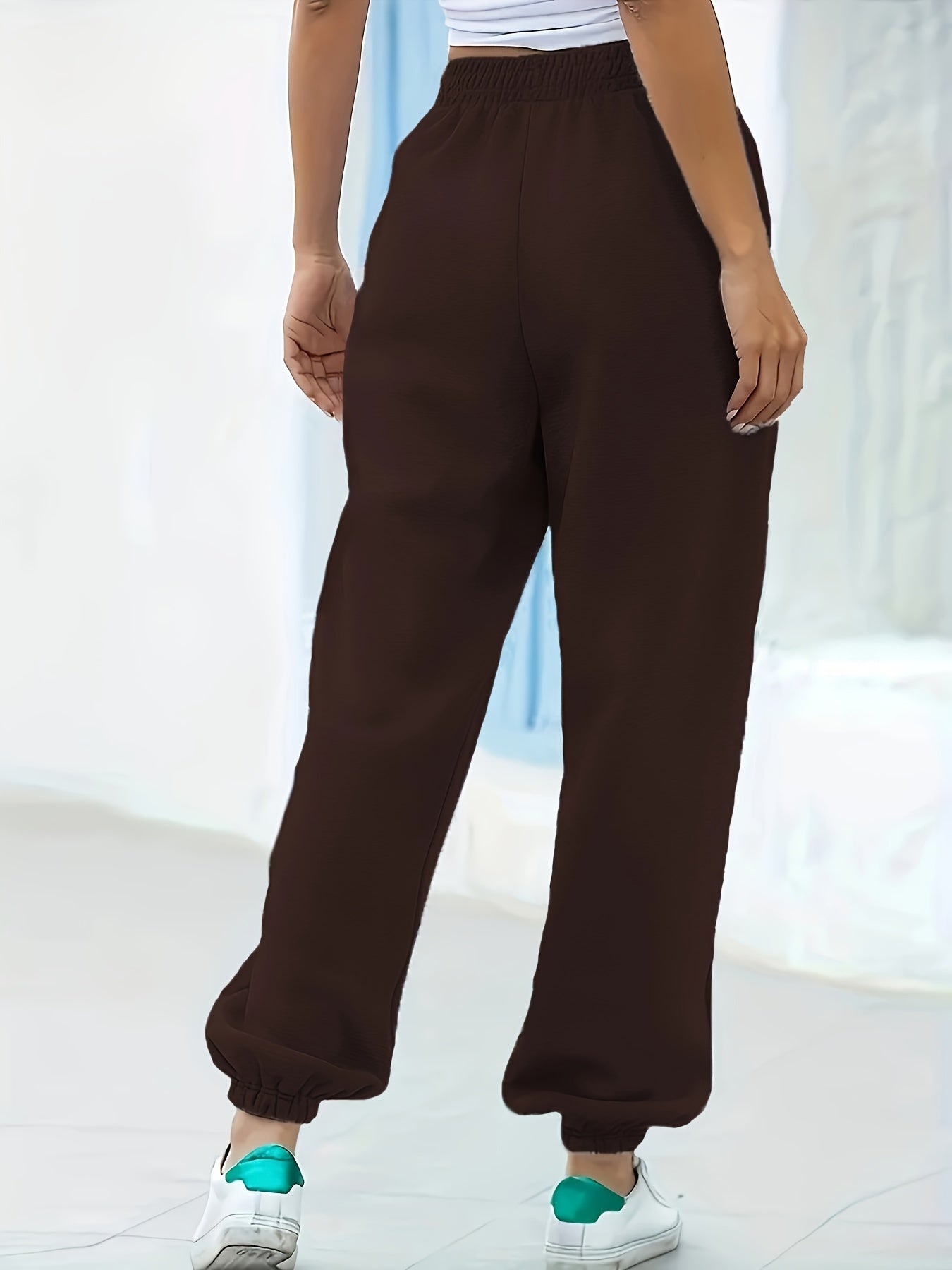 Femke | Classic High-Waisted Elastic Joggers