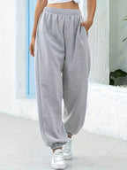 Femke | Classic High-Waisted Elastic Joggers