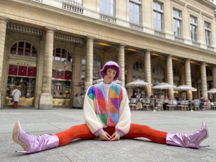 Femke | Vibrant Knitted Wool Sweater