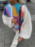 Femke | Vibrant Knitted Wool Sweater