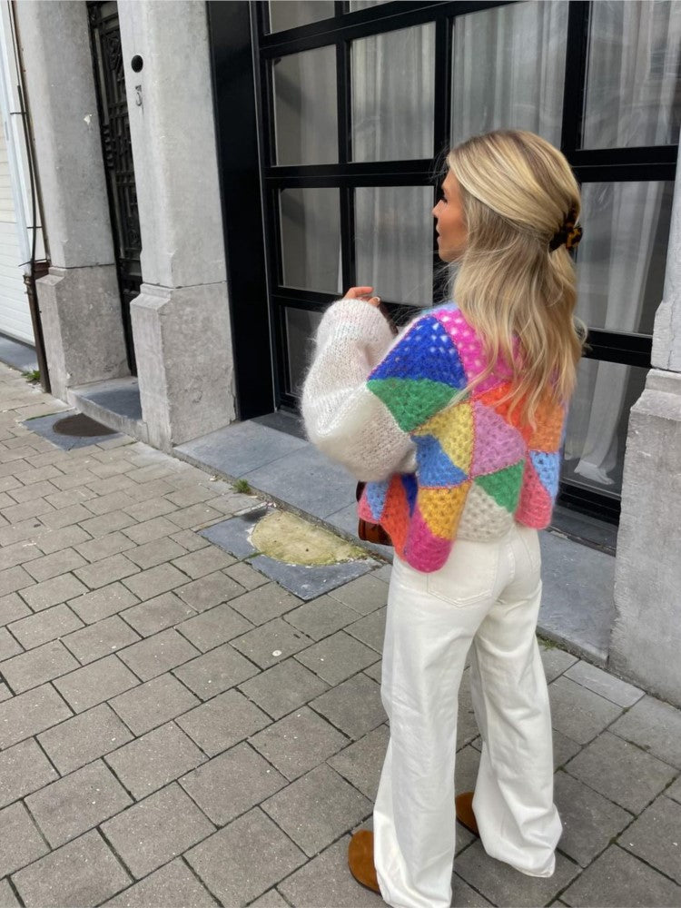 Femke | Vibrant Knitted Wool Sweater
