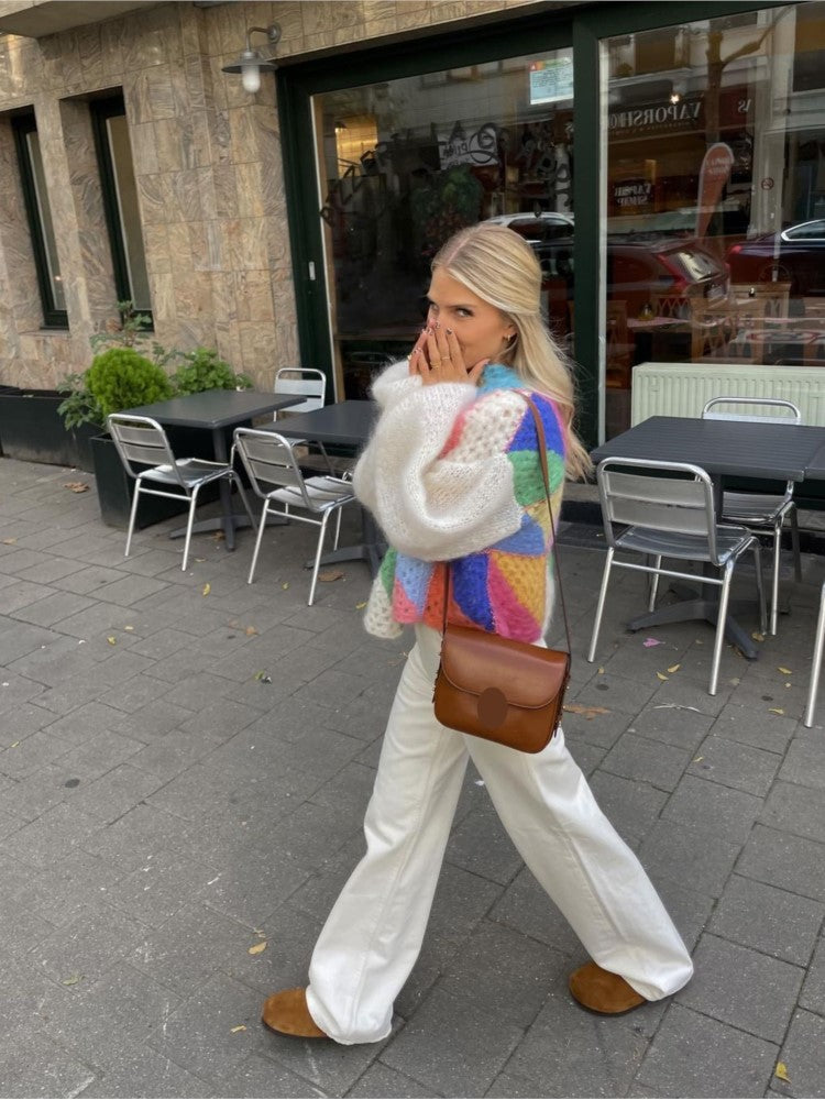 Femke | Vibrant Knitted Wool Sweater