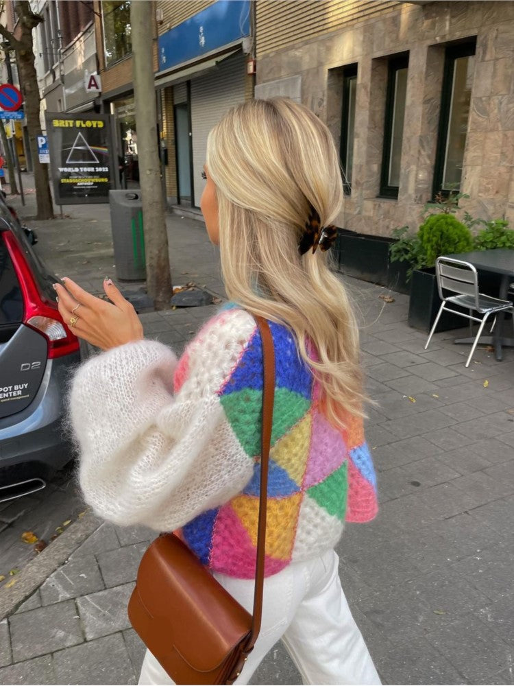 Femke | Vibrant Knitted Wool Sweater