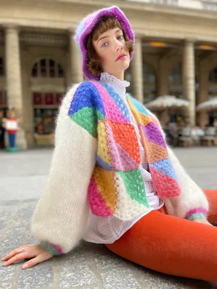 Femke | Vibrant Knitted Wool Sweater