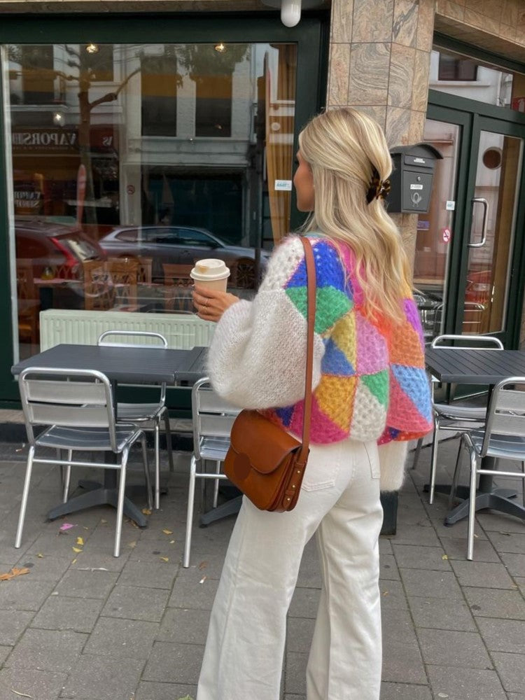 Femke | Vibrant Knitted Wool Sweater