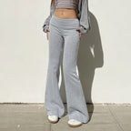 Fenna | Relaxed Low-Rise Flared Pants