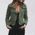 Fenna | Women's Slim Fit PU Leather Jacket