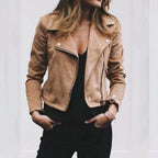 Fenna | Women's Slim Fit PU Leather Jacket