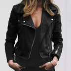 Fenna | Women's Slim Fit PU Leather Jacket