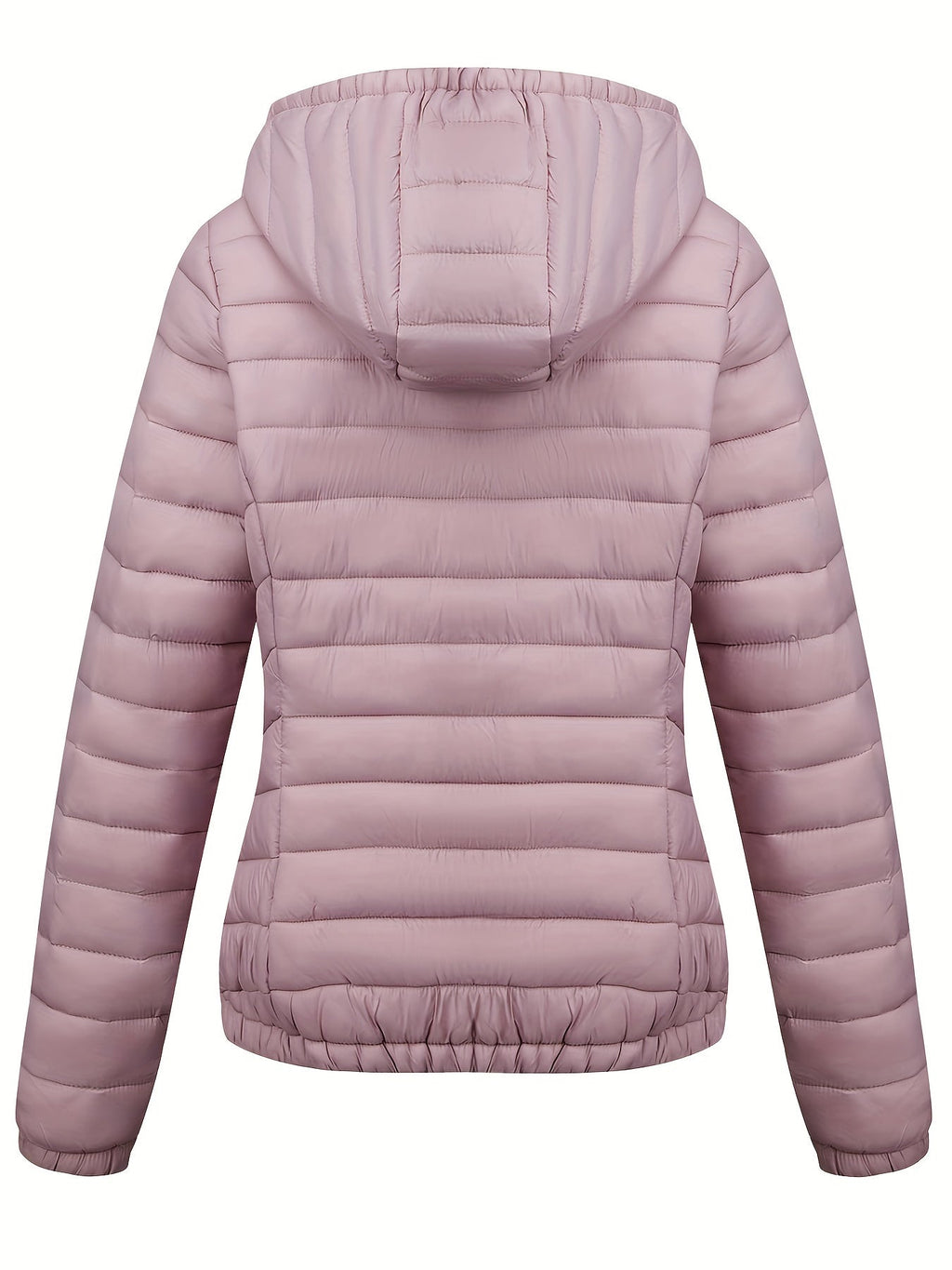 Fien | Angled Pocket Quilted Puffy Hoodie Jacket