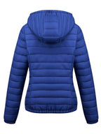 Fien | Angled Pocket Quilted Puffy Hoodie Jacket