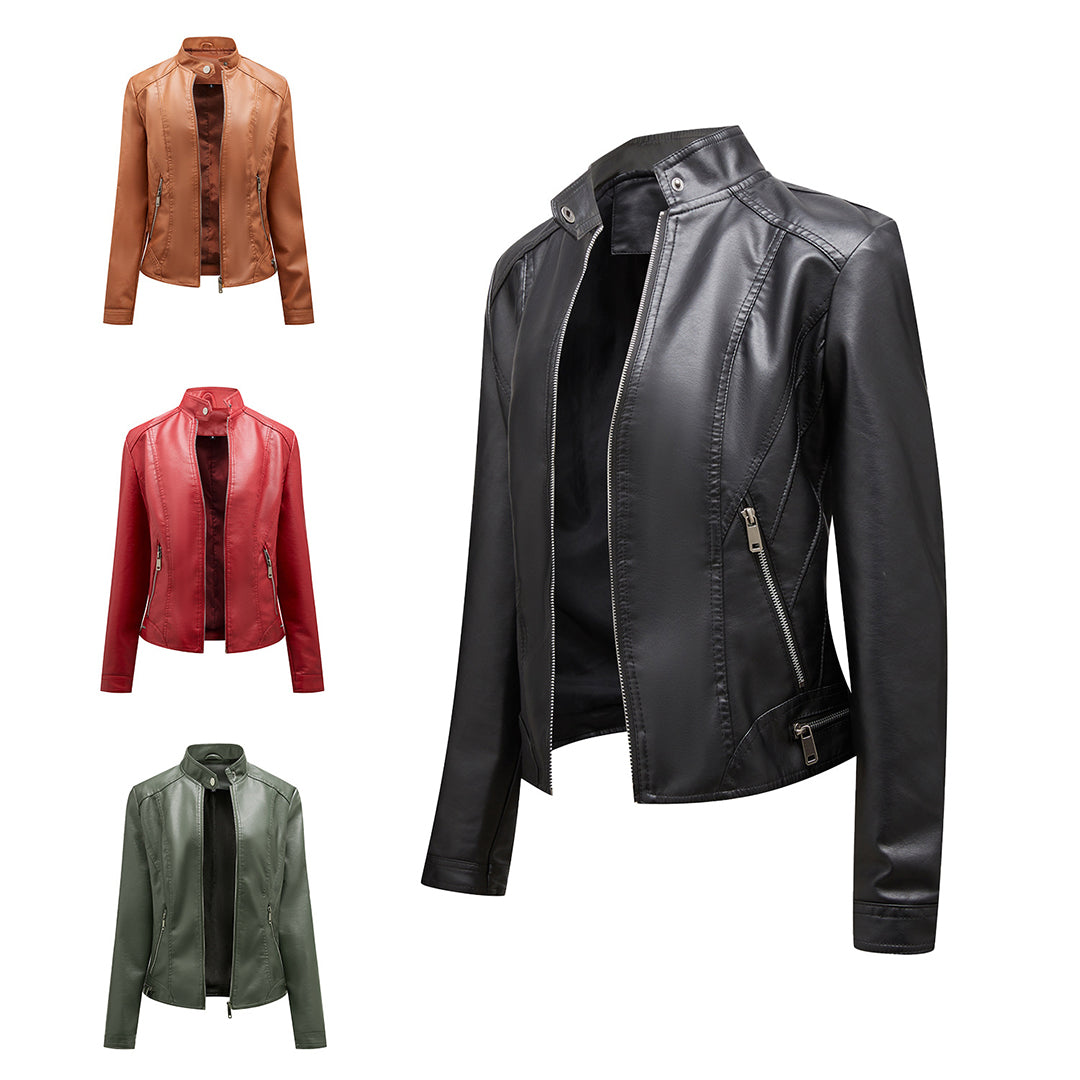 Fleur | Chic Leather Jacket