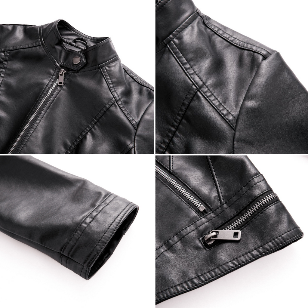 Fleur | Chic Leather Jacket