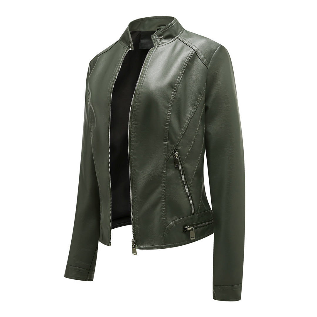 Fleur | Chic Leather Jacket