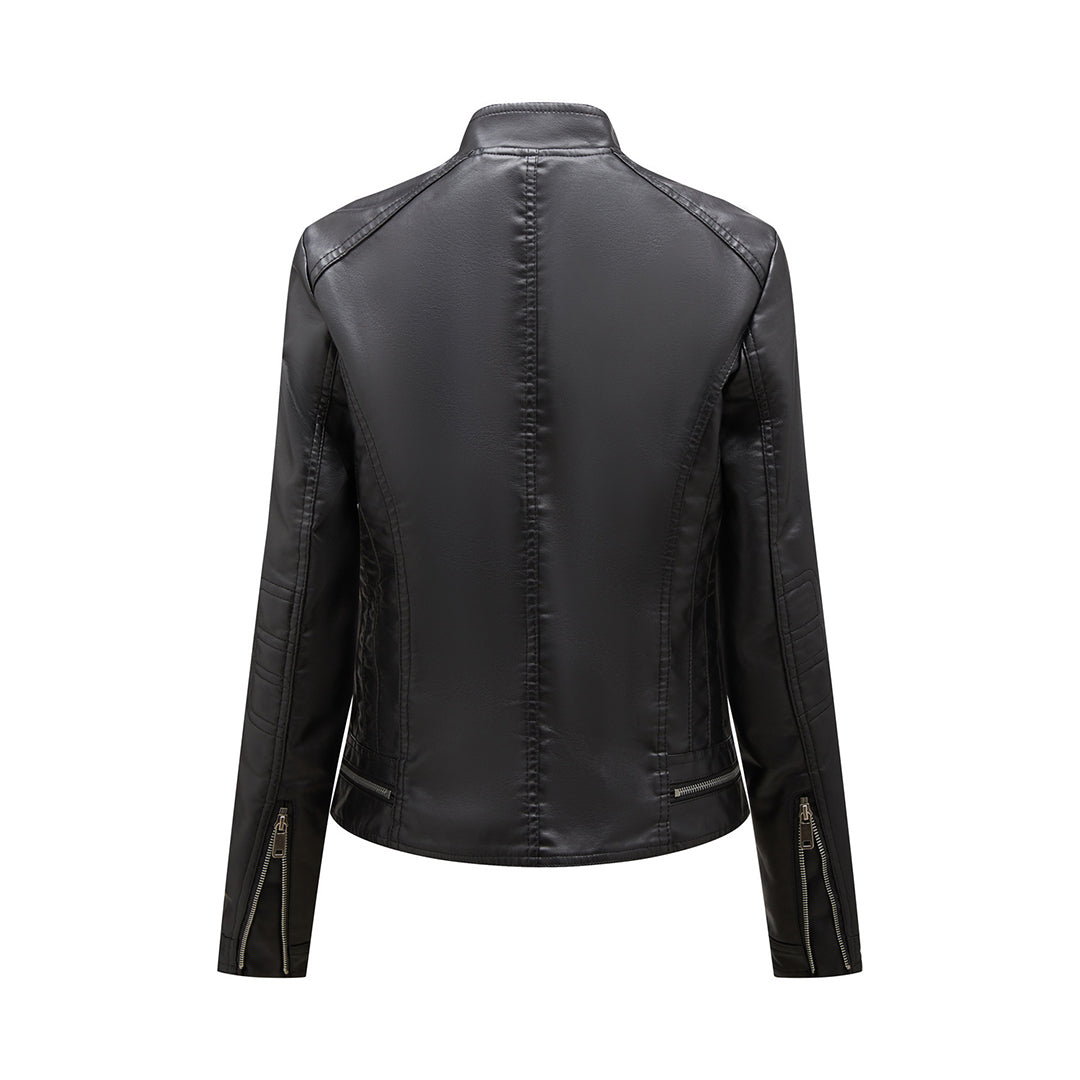 Fleur | Chic Leather Jacket