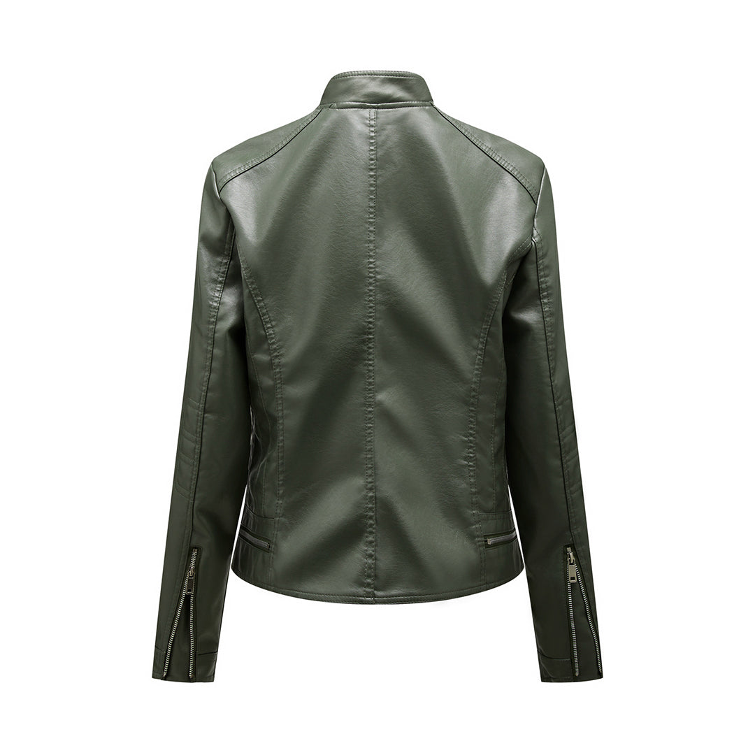 Fleur | Chic Leather Jacket