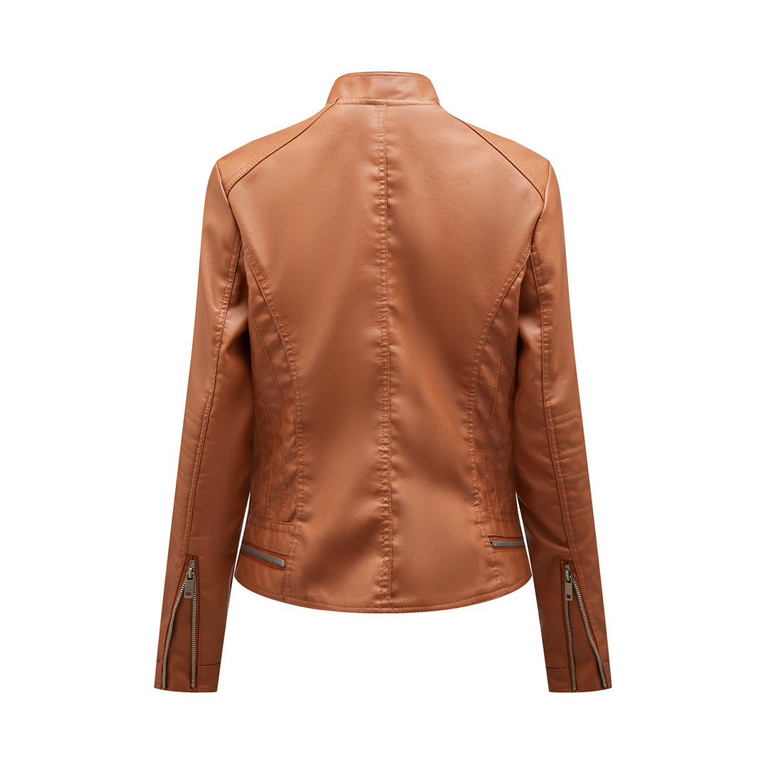 Fleur | Chic Leather Jacket