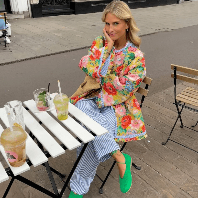 Floor | Stylish Women's Jacket | Comfortable & Unique Floral Print Design