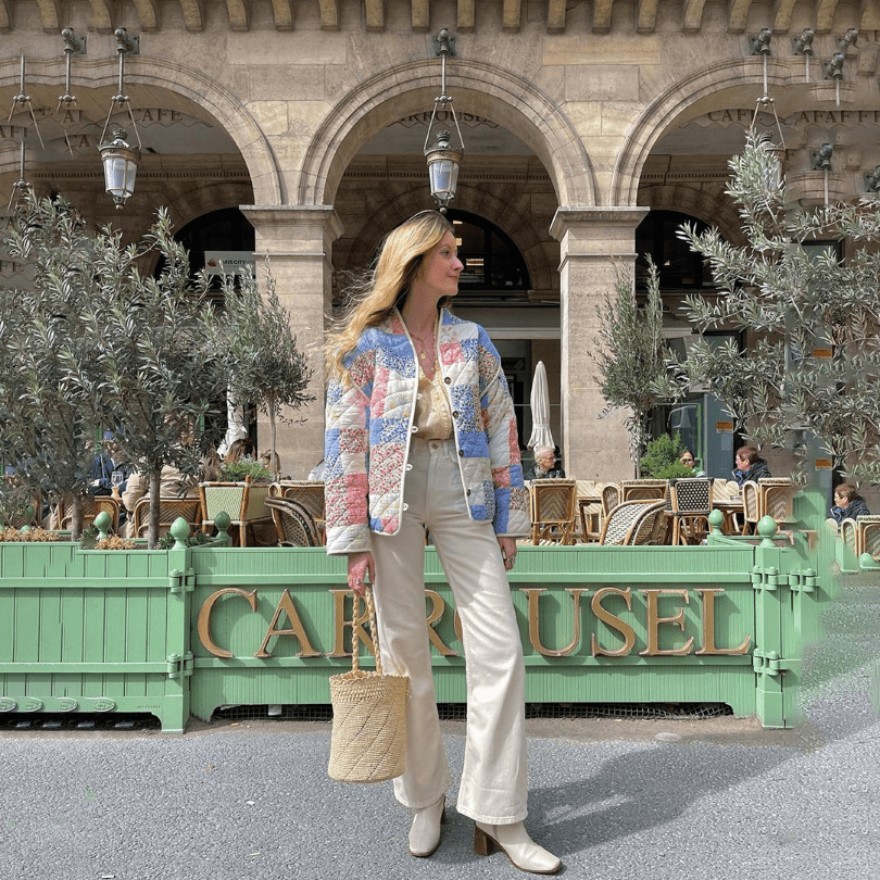 Floor | Stylish Women's Jacket | Comfortable & Unique Floral Print Design