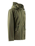 Waterproof Tailored Jacket with Hood for Spring and Autumn