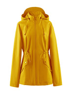 Waterproof Tailored Jacket with Hood for Spring and Autumn