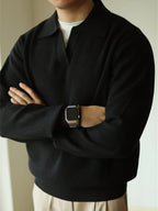 VALERO - Men's Knit Polo Sweater