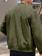 LOMO Men's Autumn Round Collar Jacket