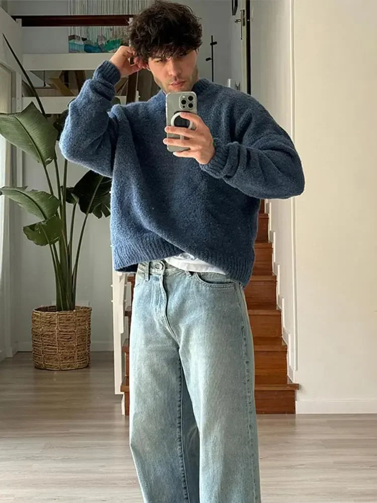 ZAVO - Men's Knit Sweater for Winter