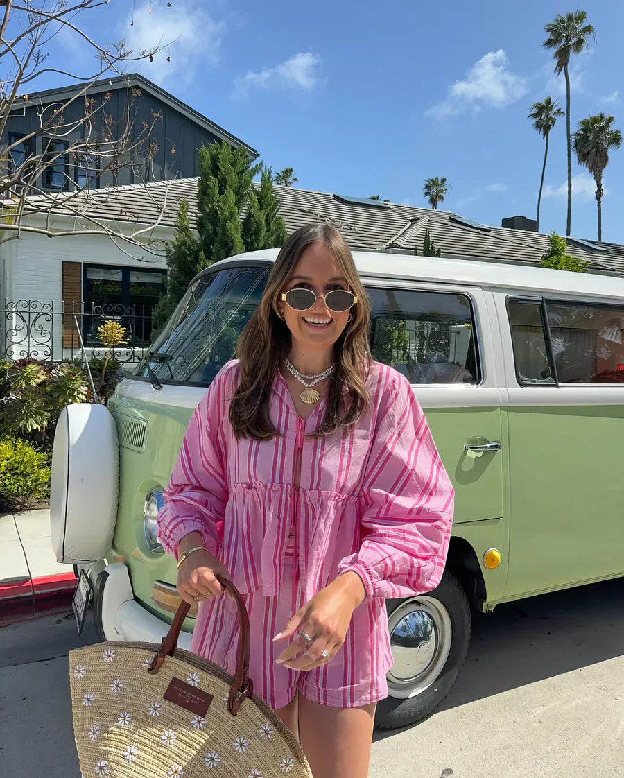 Samira - Breezy Striped Summer Ensemble