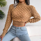 Collared Knit Top for Women